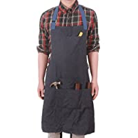 Delantal Impremeable De Trabajo Unisex- Suave Yventilado Para Cocina- Jardín- Cerámica- Taller De Manualidades Y Más…